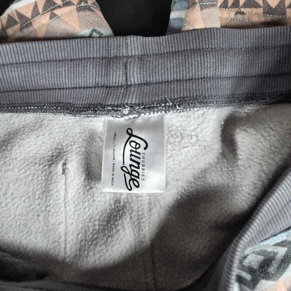 Chubbies Lounge Shorts Mens Small Pineapple Aztec Fleece Drawstring Comfy Short - Picture 9 of 12